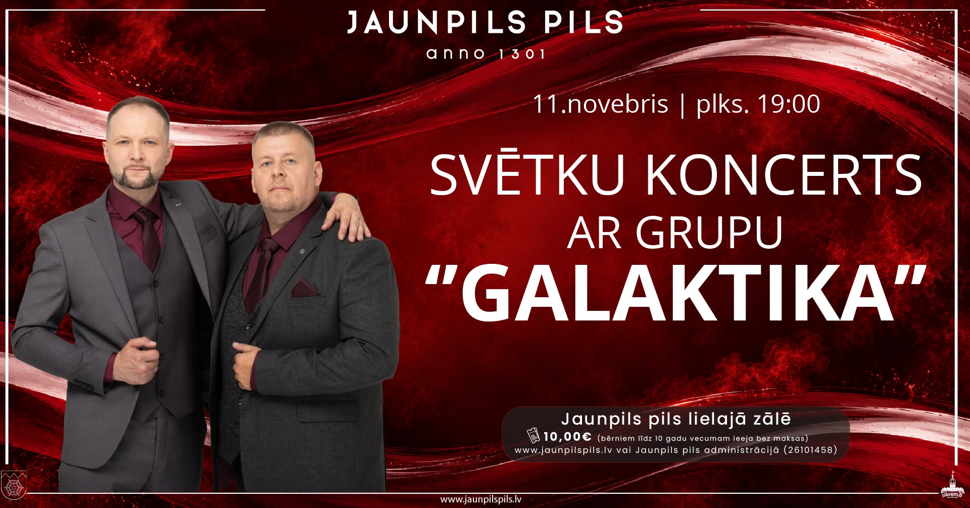 Svētku koncerts ar grupu “Galaktika”